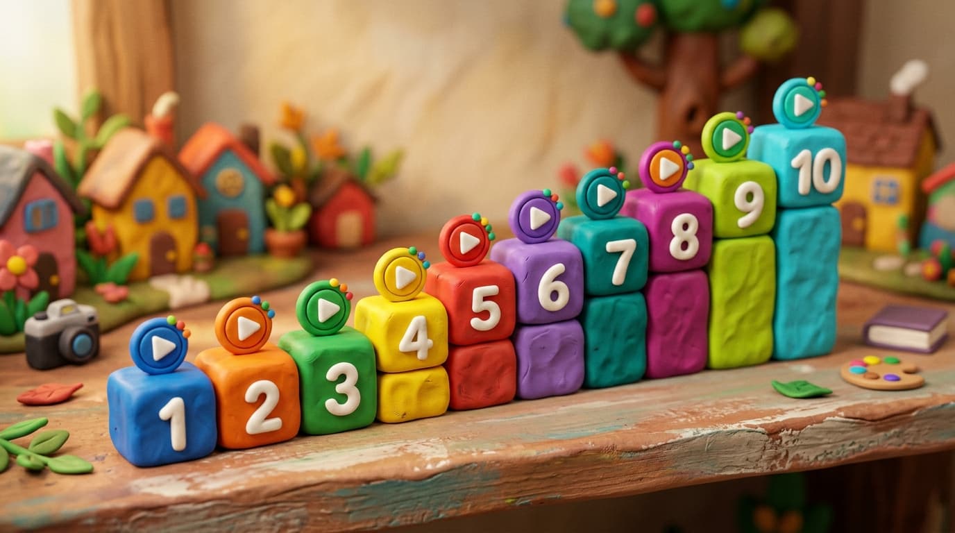 Data visualization showing AI video marketing statistics and growth trends for 2026