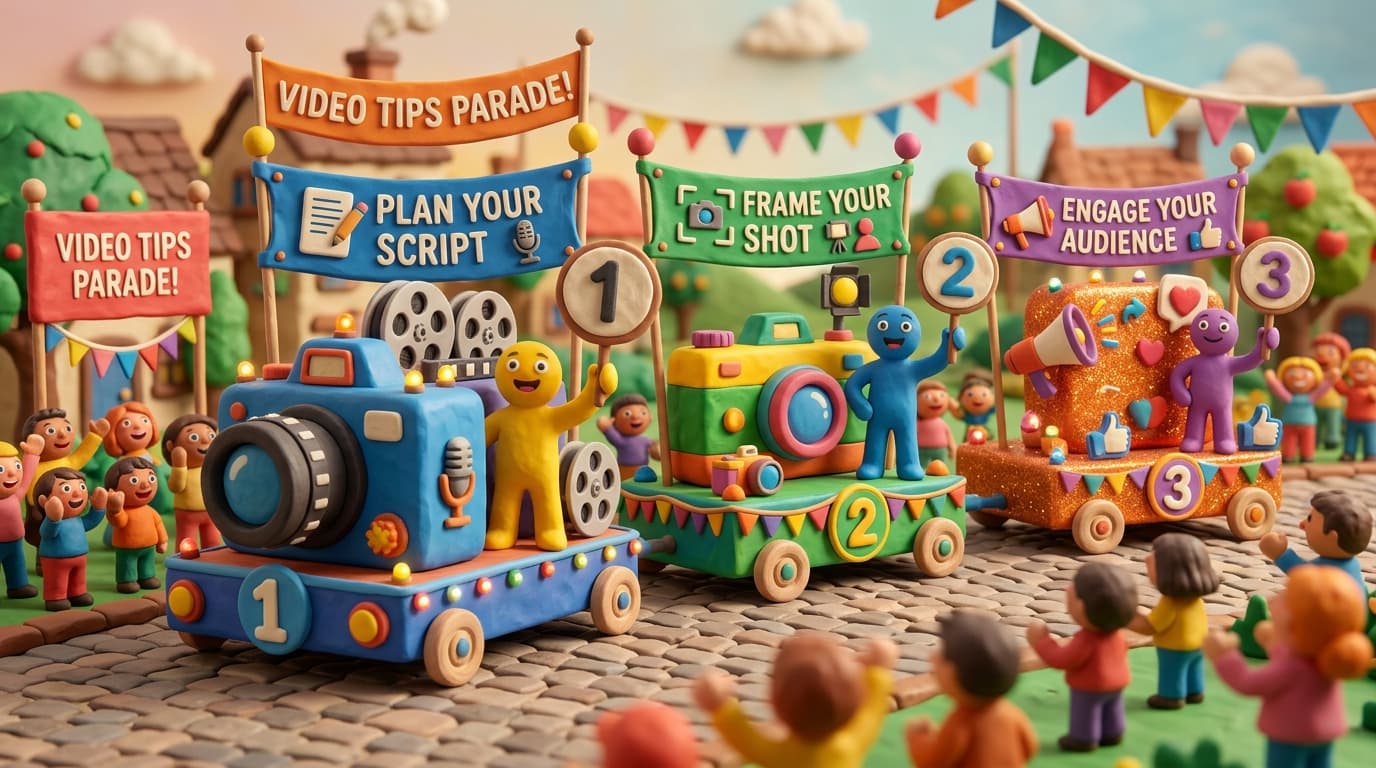 Seven AI video sales tactics illustrated with outreach and deal-closing icons