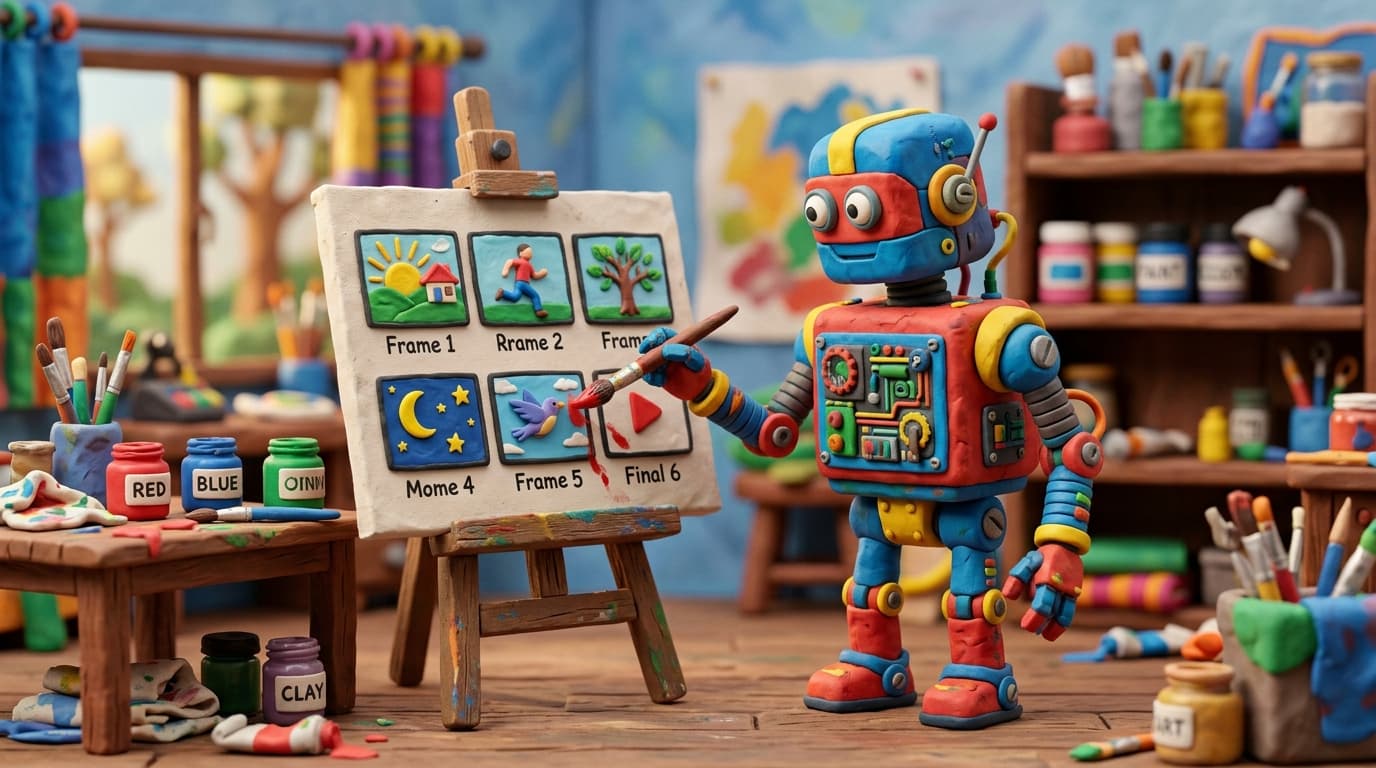 The AI video generation pipeline from text input to finished video