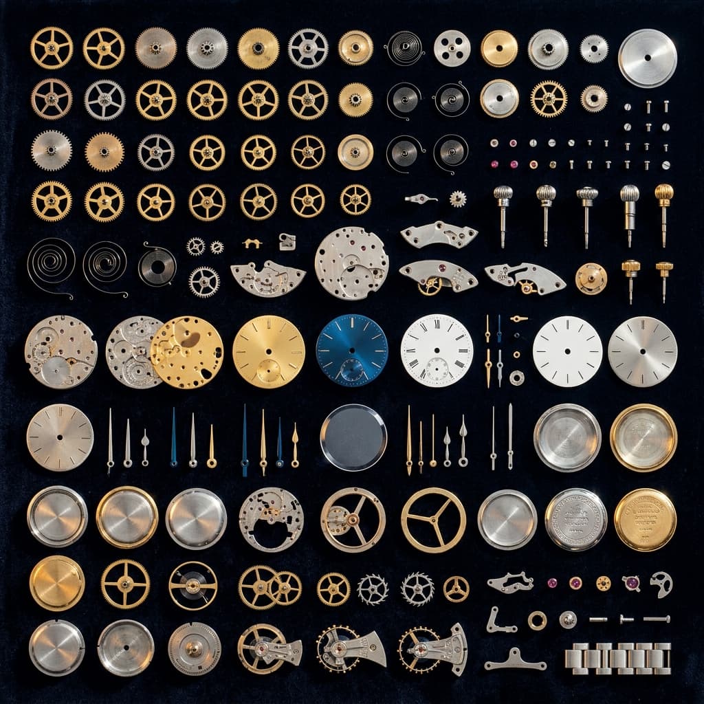 Watch components as art