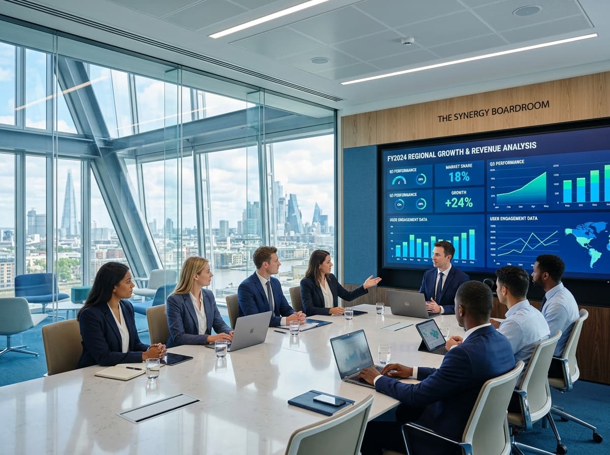 Corporate visual style example