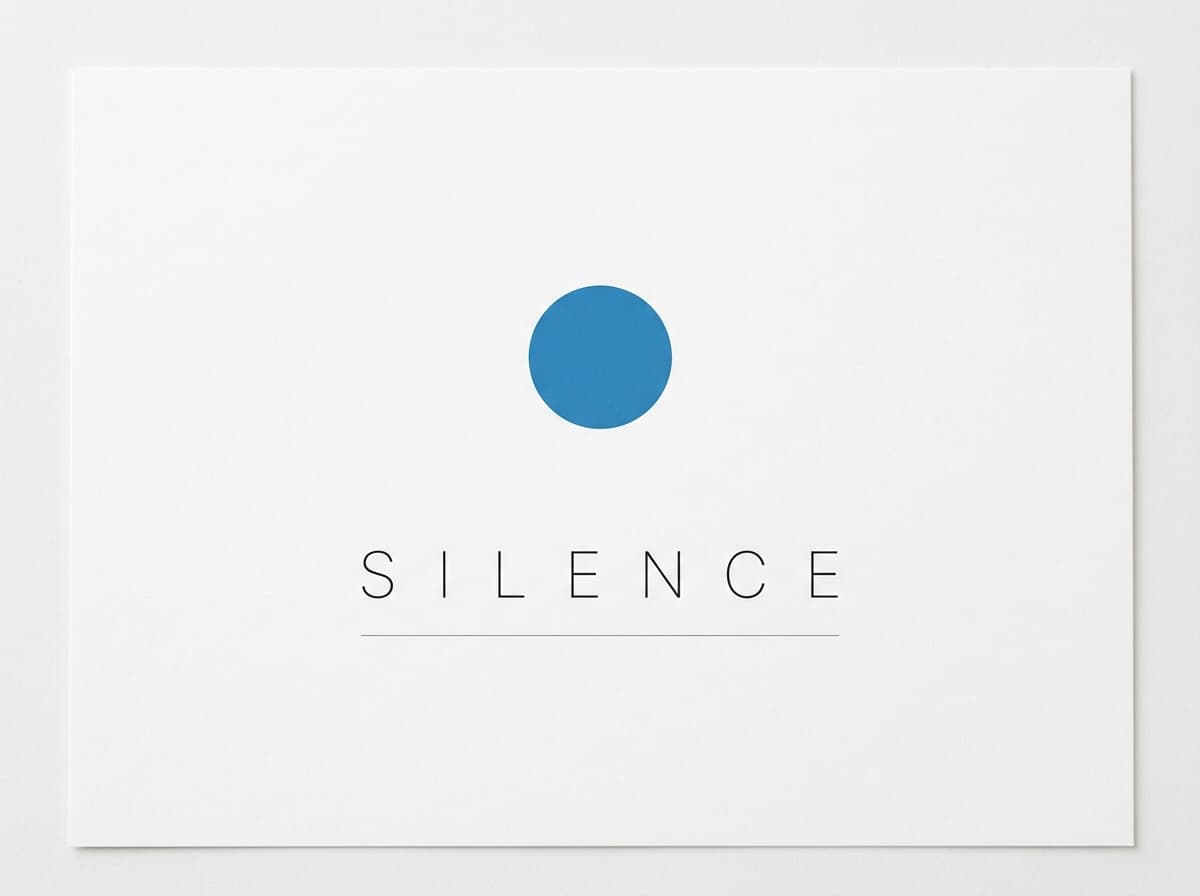 Minimalist visual style example