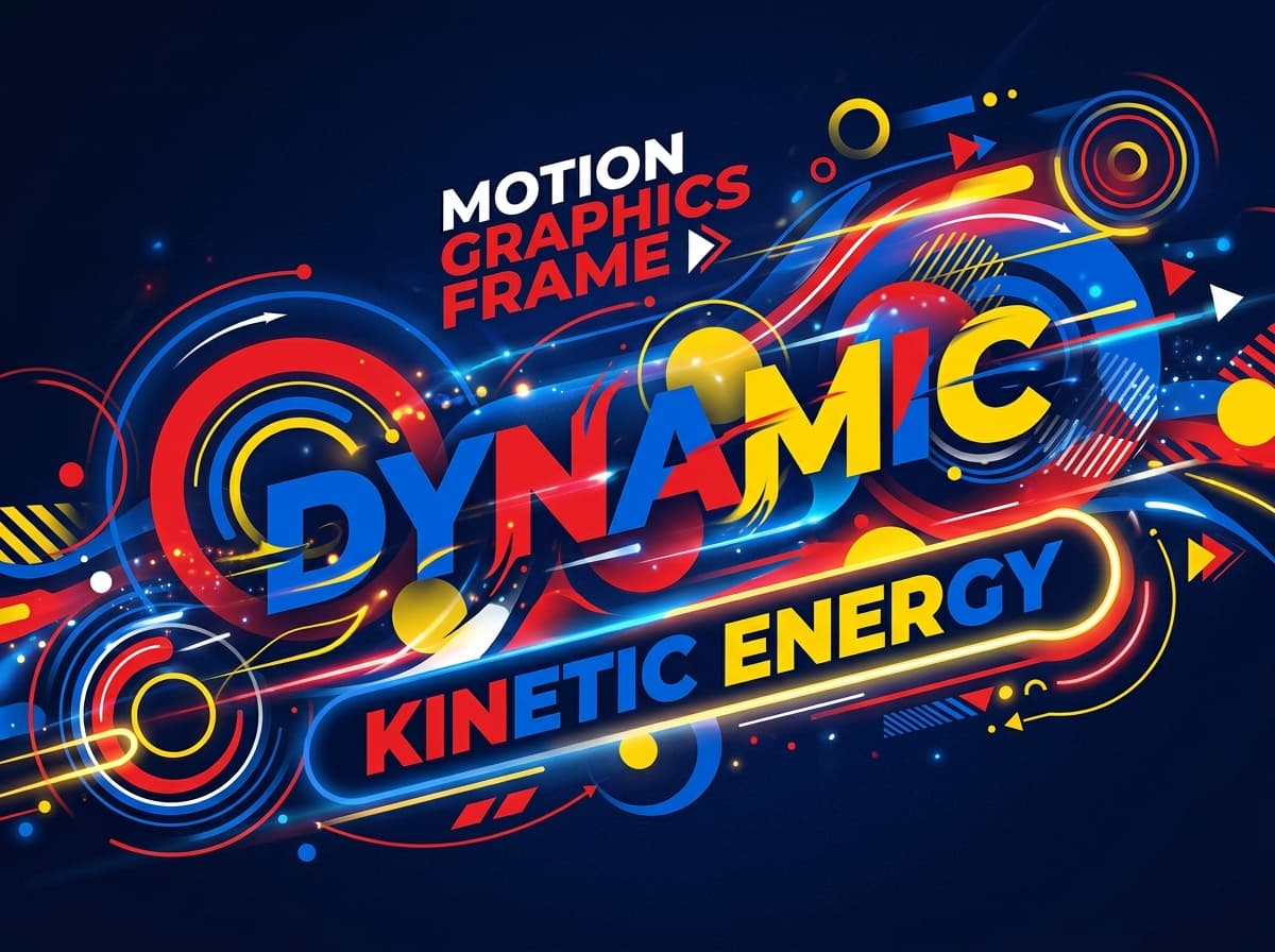 Motion Graphics visual style example