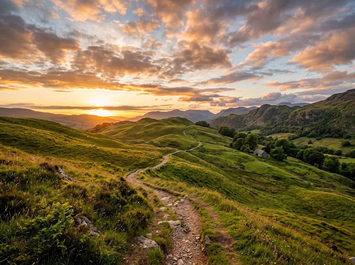 Realistic visual style example